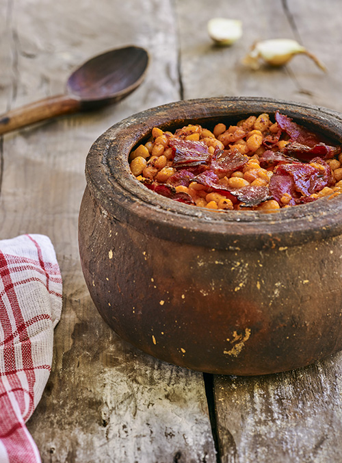 Baked Beans with Pastrami