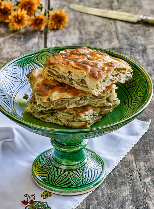 Pastry with Feta Cheese Filling